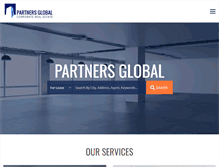 Tablet Screenshot of partnersglobal.com